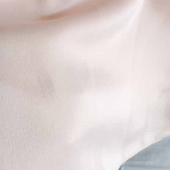 BHLDN Anthropologie Pale Pink Gown Prom Formal Wedding Size 8 - Picture 9 of 16